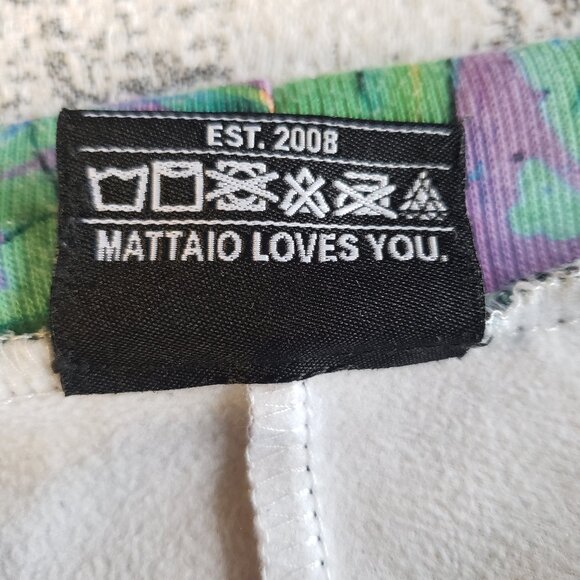 Stay Rad Marble Tie Dye Set4Lyfe Purple Green Blue JG Joggers Large - Picture 7 of 16